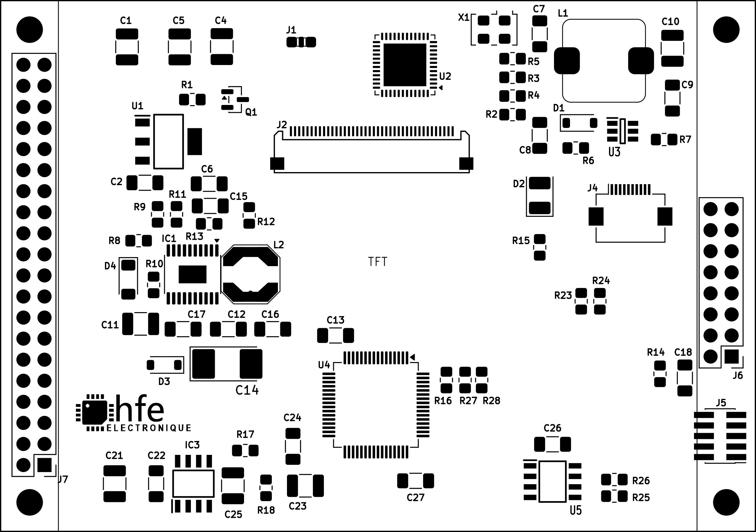 Plan d'implantation du PCB